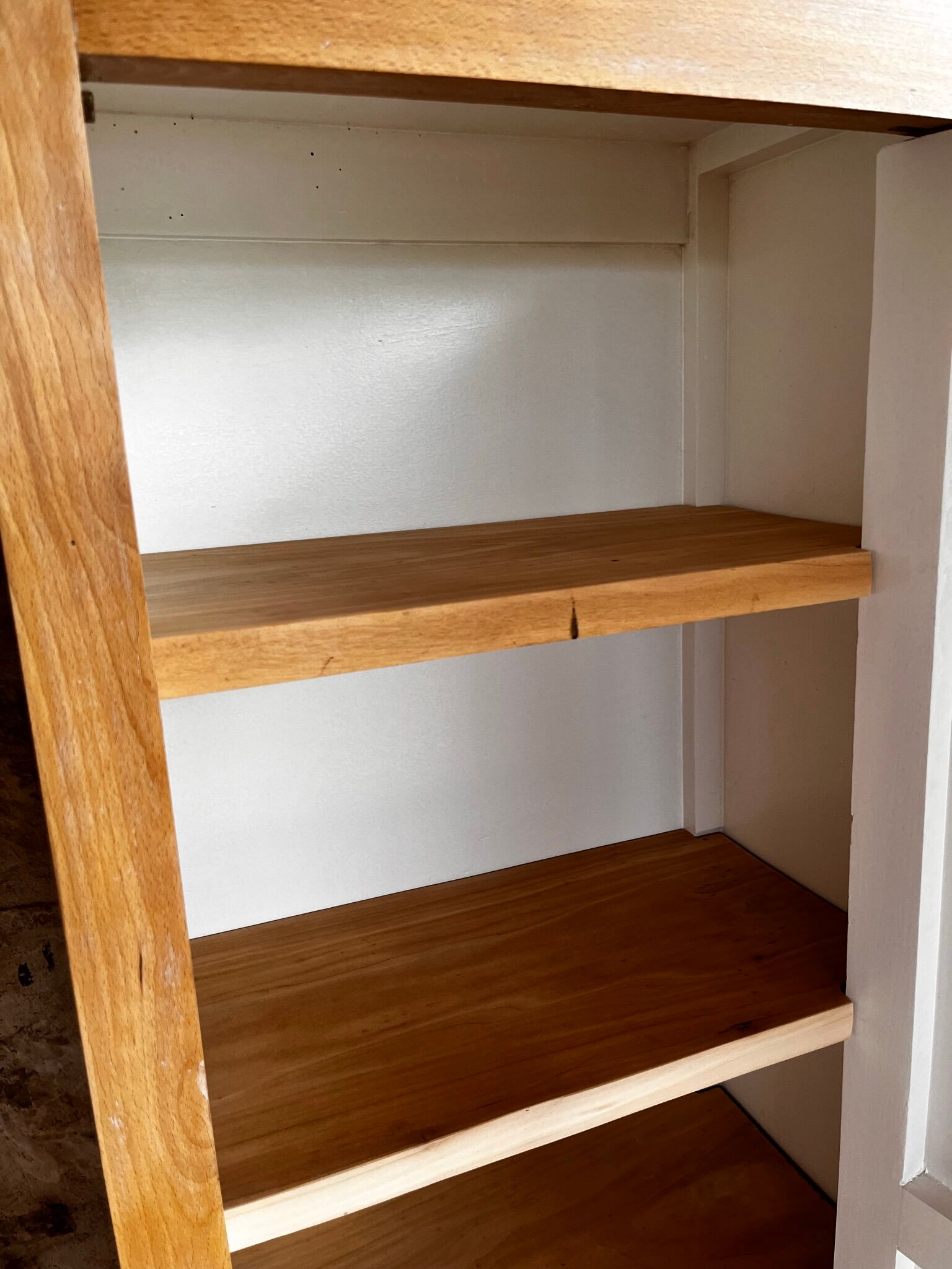 Small wooden wardrobe