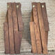 Pair of accordion coat hooks in oak from the 60s-70s.