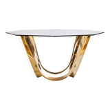Brass coffee table by Roger Sprunger for Dunbar
