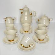 Art Deco style coffee and tea service, Ruhlmann model, Maison Vignaud, Limoges