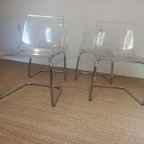 Chaise plexiglas vibtage Carl Ojerstan