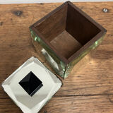 Beveled mirror jewelry box