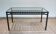 Glass and black metal table – sleek and contemporary design