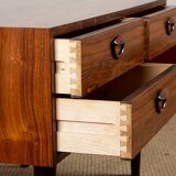 Danish Rosewood Chest of Drawers by Kai Kristiansen/Feldballe Møbelfabrik.