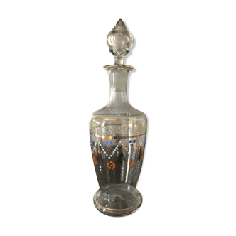 Old-liquor carafe in enamelled glass