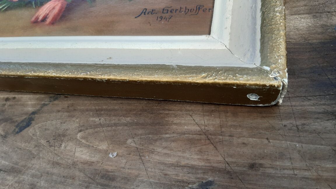 Oil on panel by Arthur Gerthoffert 1947