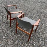 deux fauteuils modèle 62A conçus par Arne Vodder pour Sibast Møbler,