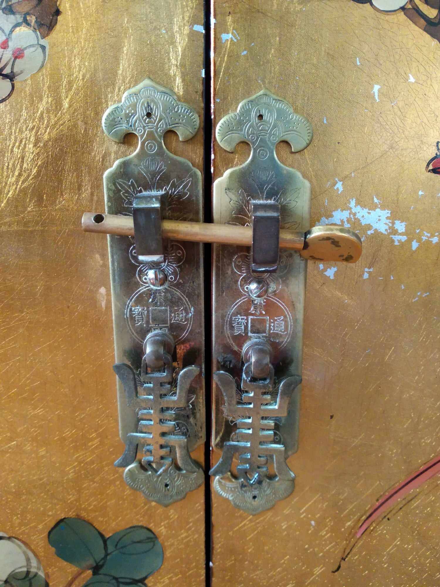 Lacquered Wood Showcase, China, 1950