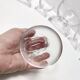 Set of Seven Crystal Serving Bowls by Taddei Sestini for Kristall Krisla