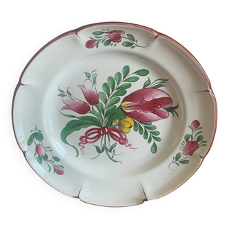 Assiette bouquet de fleurs St Clément