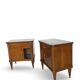 Pair of Italian bedside tables from the mid-20th century.