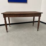 Old walnut bistro table