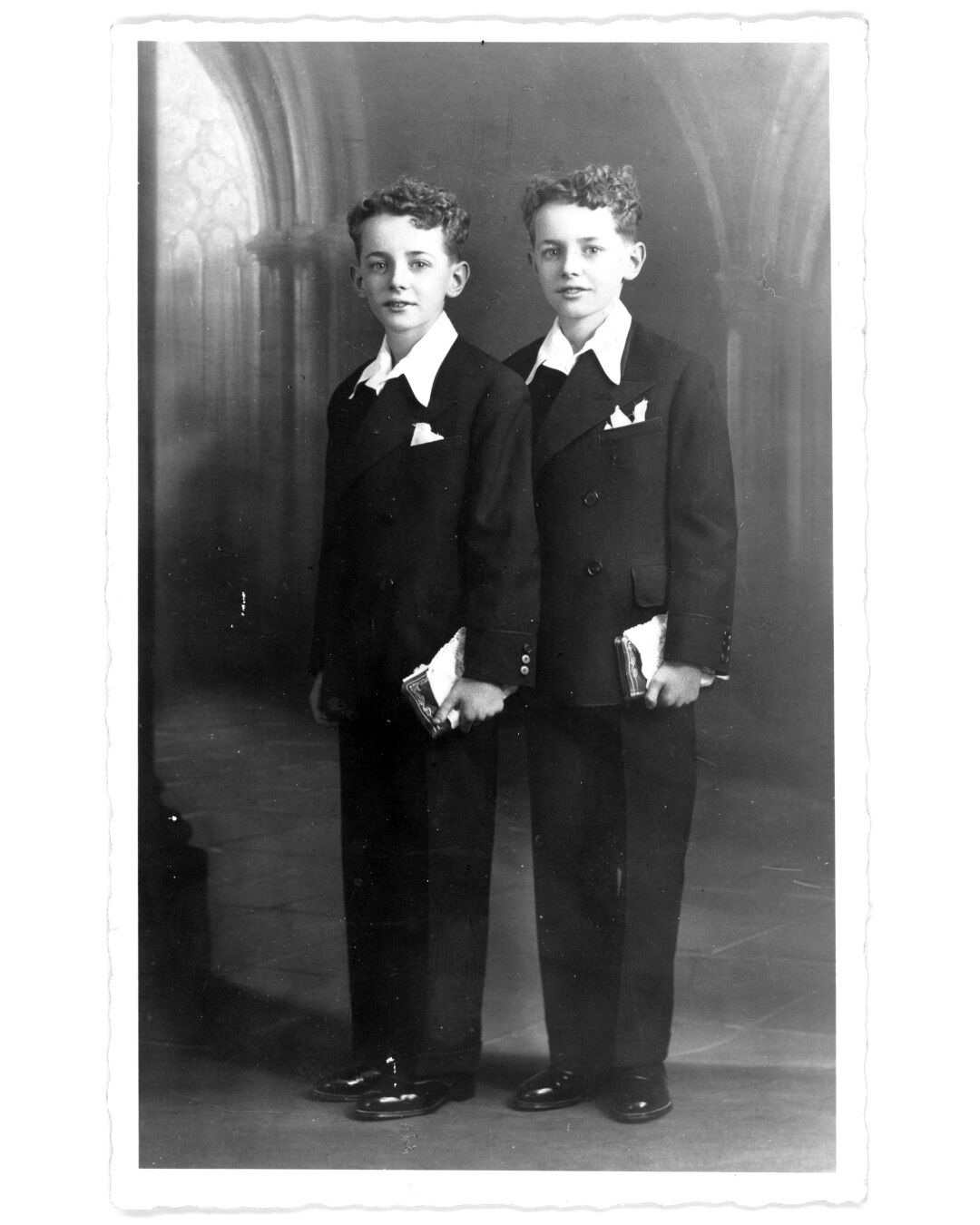 Photographie ancienne des jumeaux