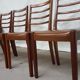 Vtg Set Of 4 Mid Century Teak Dining Chairs Scandinavian 60s 70s Retro Danish