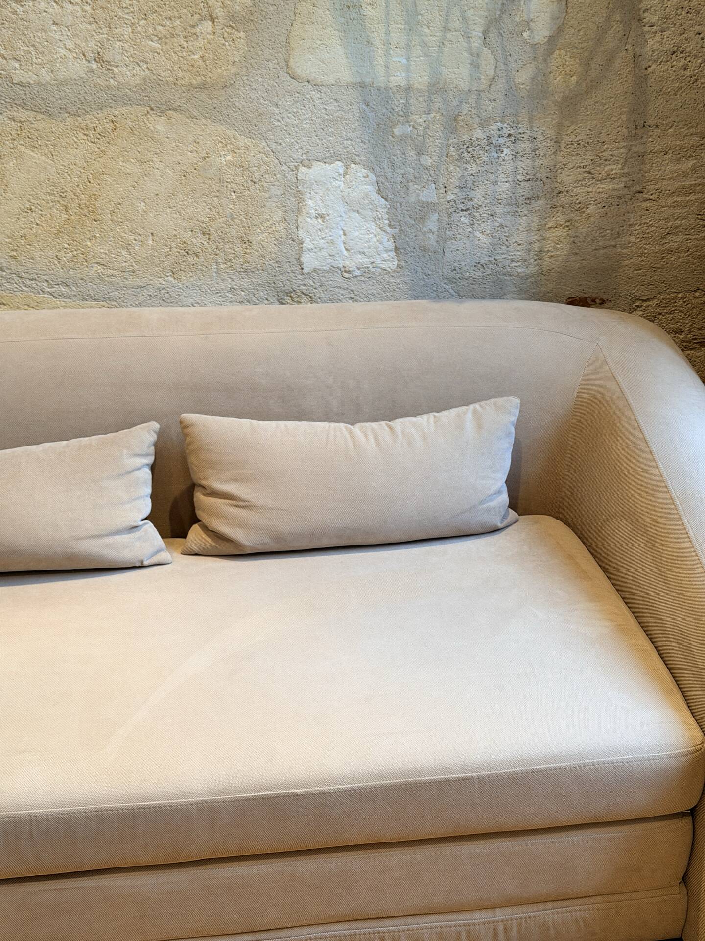 2-seater convertible sofa bed Westing model Eliot in fabric