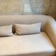 2-seater convertible sofa bed Westing model Eliot in fabric