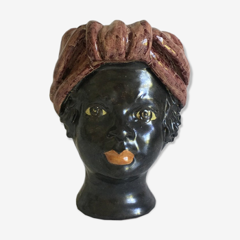 Vase tête mini rouge femme