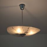 Zukov opal glass pendant chandelier, 1960s