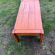 vintage coffee table solid elm