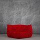 Red Alcantara Togo 2-seater sofa and corner by Michel Ducaroy for Ligne Roset, 2000s