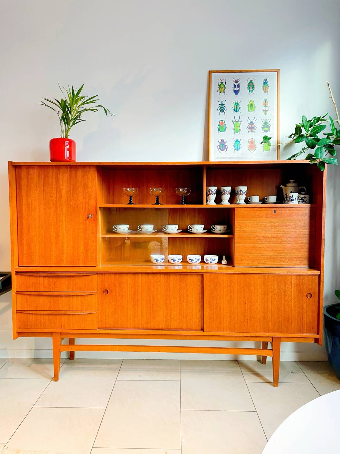 Teak sideboard – Deutsche Möbel – 1960s
