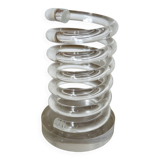 Spring pencil holder in plexiglass 70s 80s