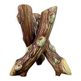 Tripod branch vase in slip