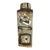 Scandinavian stoneware vase decorated with birds and flowers – Nils Thorsson for Royal