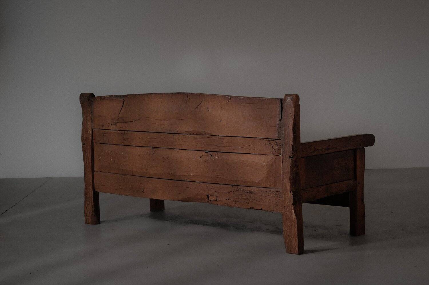 Mountain bench, folk art, 1800