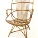 Fauteuil rotin Van Rohe Noordwolde, 1960