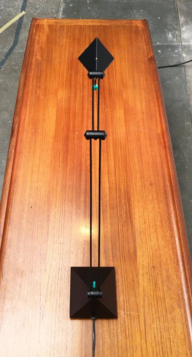 Vintage German postmodern table lamp by Lungean + Pellmann for Brilliant Leuchten