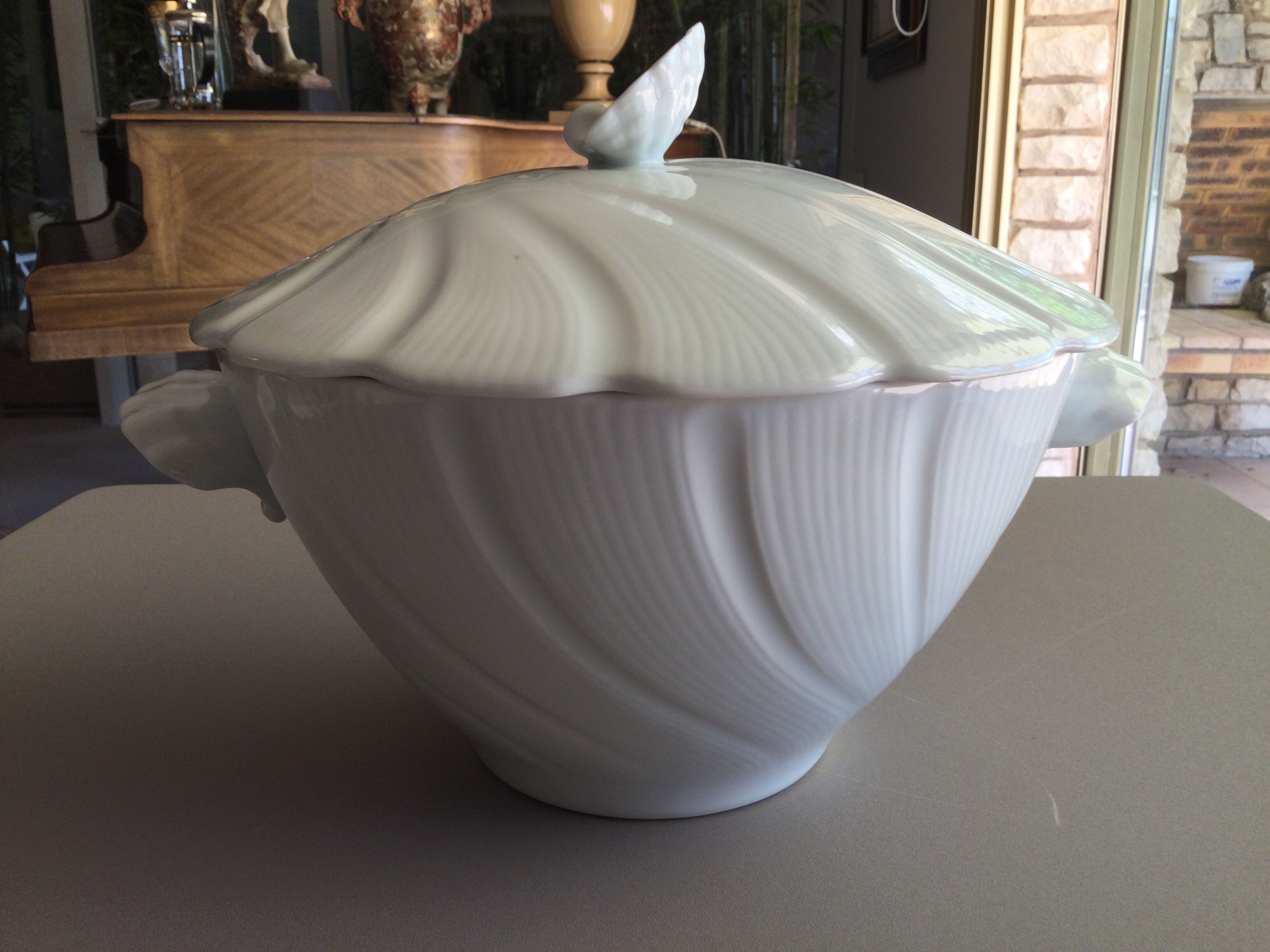 Limoges porcelain soup bowl
