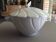 Soupière blanche en porcelaine de Limoges