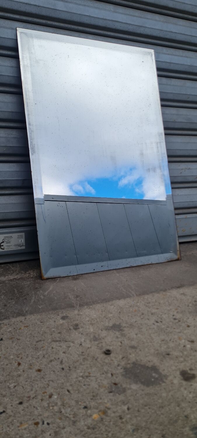Art Deco beveled mirror