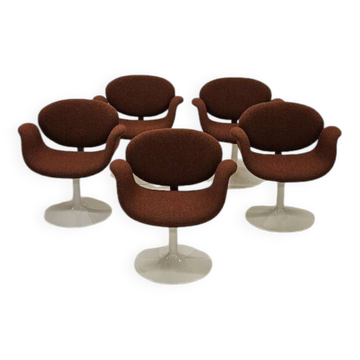 Set of Pierre Paulin Little Tulip chairs by Artifort