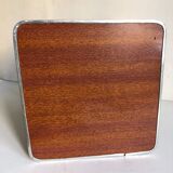 Tabouret cerclé assise formica des années 50
