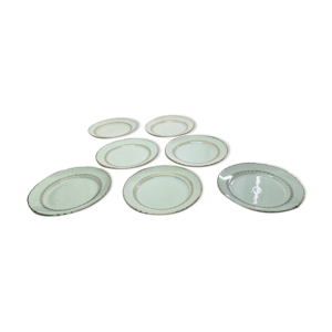 assiettes porcelaine
