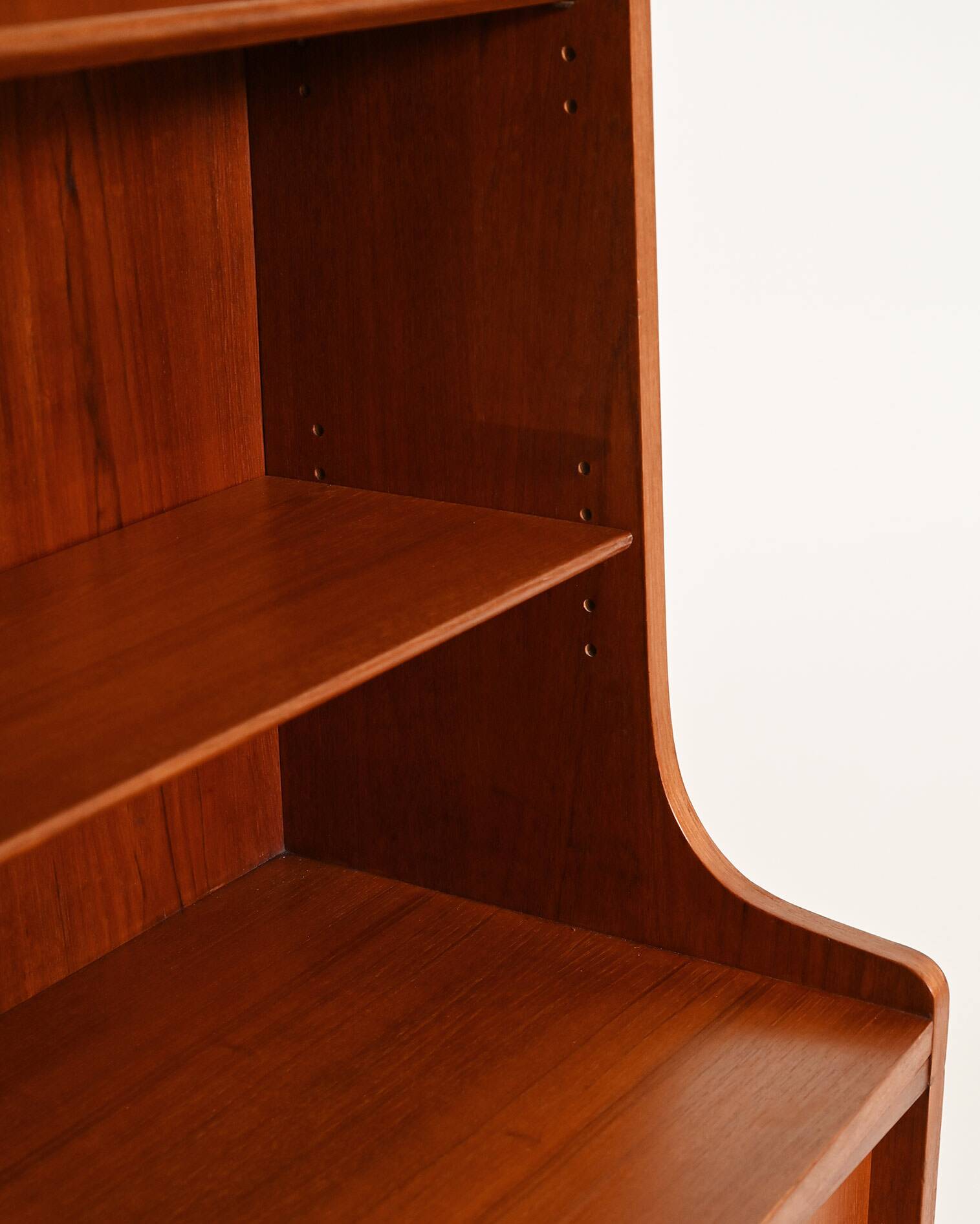 Teak bookcase by Johannes Sorth for Bornholms Møbelfabrik, 1960s