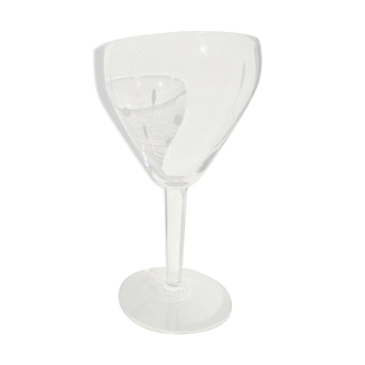 Crystal Art Deco wine glasses