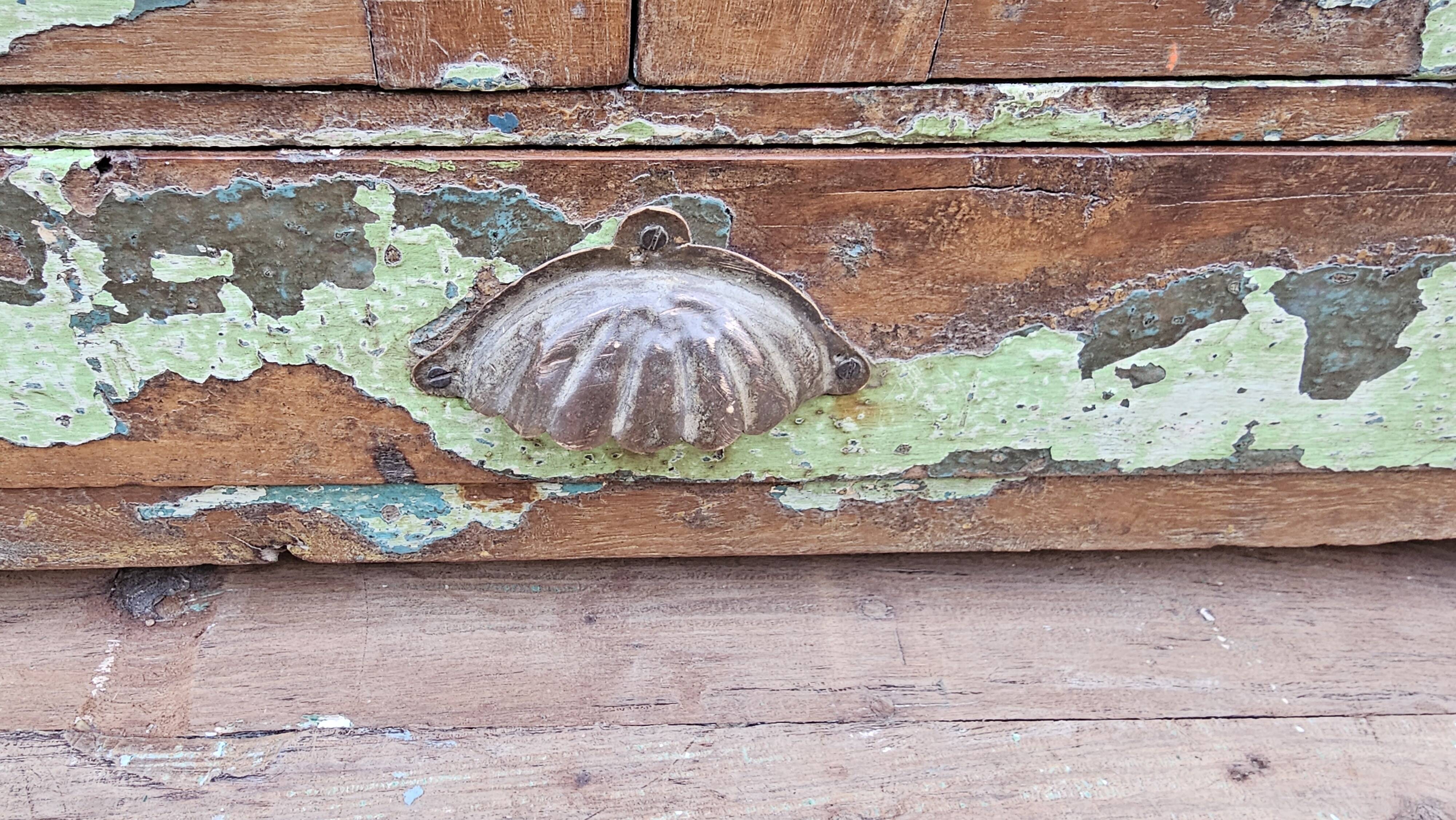 Antique Burmese teak cabinet