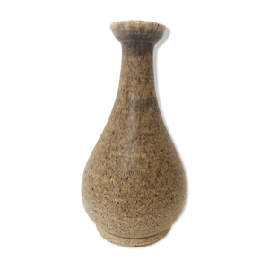 Vase accolay marron 1960