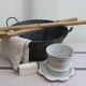 Old zinc basin
