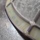 Old large Art Deco pendant lamp with mother-of-pearl and glass shade