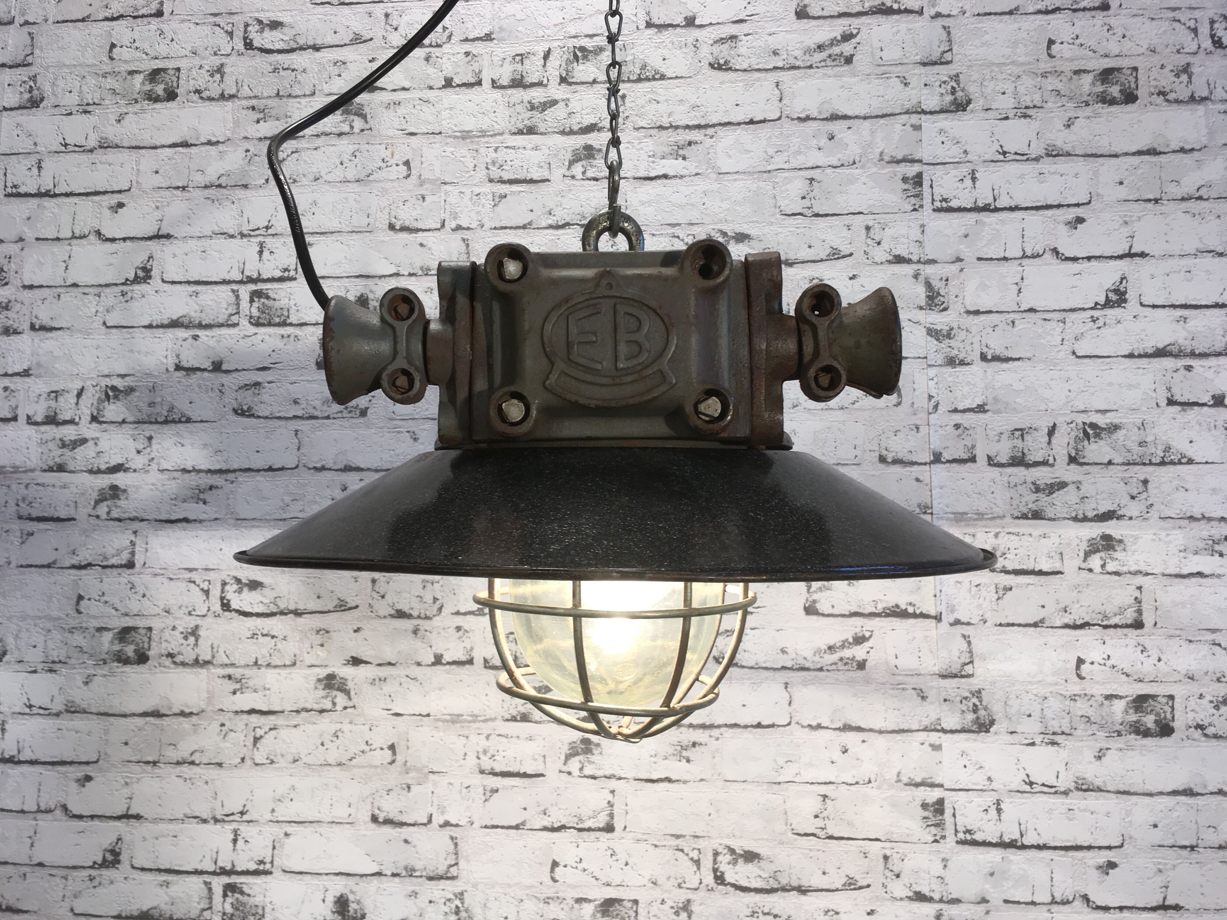 Vintage Heavy Explosion Proof Lamp , 1960s