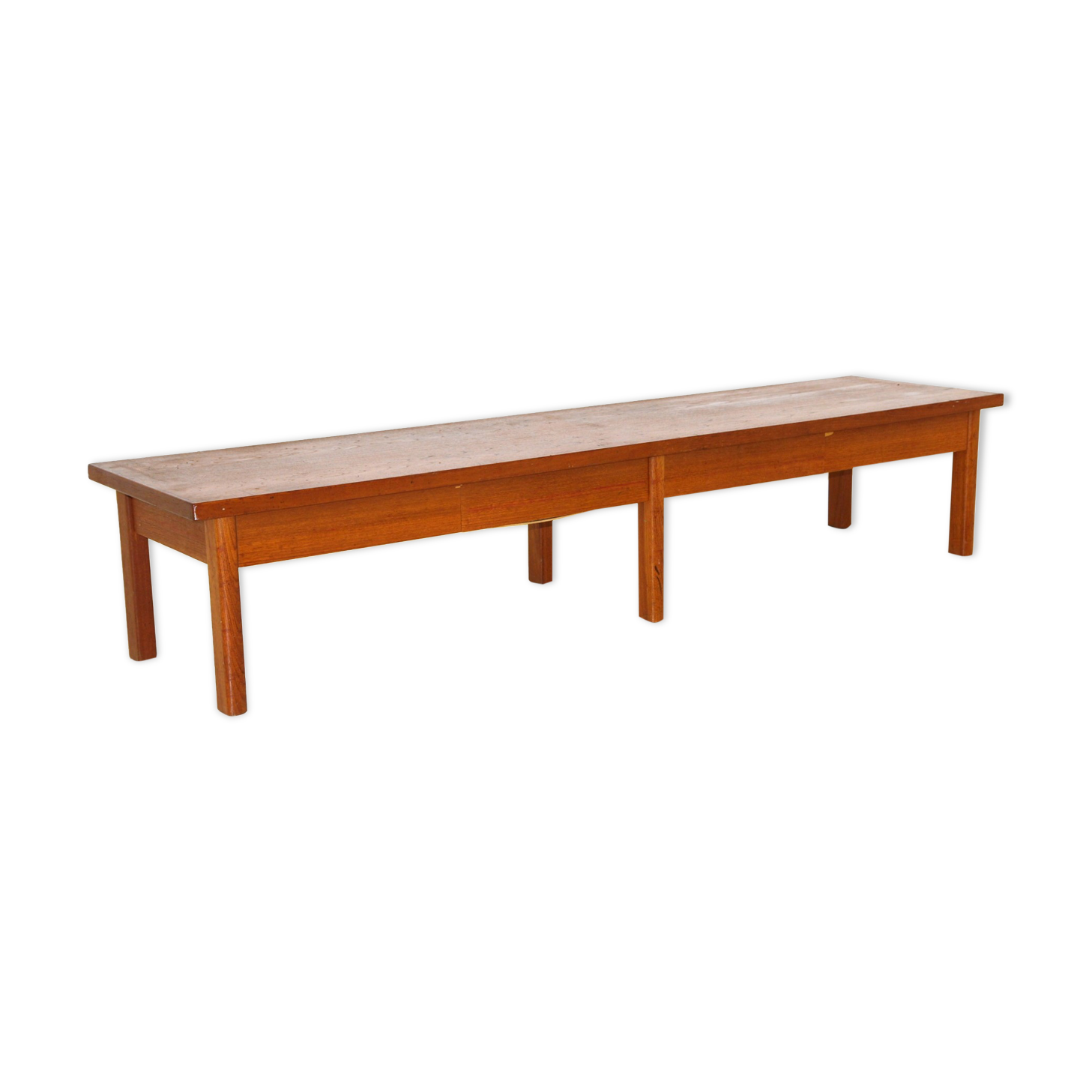 Minimalist teak bench, Sweden, 1960