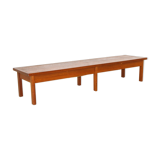 Minimalist teak bench, Sweden, 1960