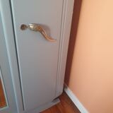 3-door cabinet 1950 solid hemp painted