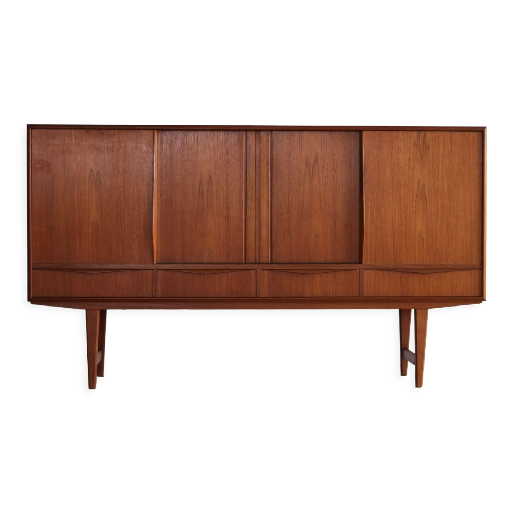 Vintage high board | wall cabinet | E.W. Bach | Danish