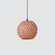 Red Rattan Pendant Light