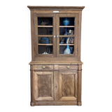 Two-part buffet in raw oak